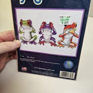 Dimensions Frog Cross Stitch Kit